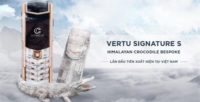 HOT: Siêu phẩm “Vertu Signature S da cá sấu bạch tạng” xuất hiện lần đầu tiên tại Việt Nam