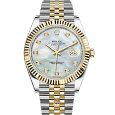 ROLEX DATEJUST WHITE MOTHER OF PEARL 126231